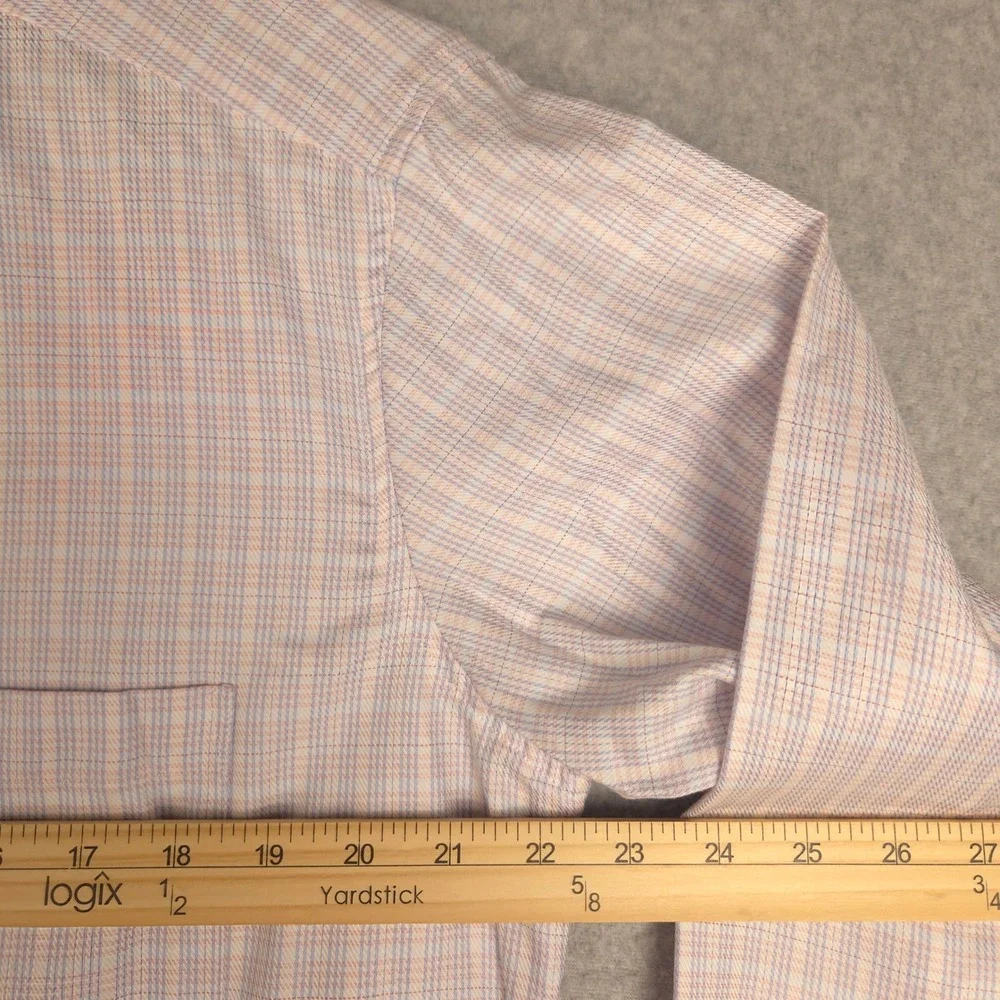 Wear Cisco M/L Mens Shirt Plaid‎ Long Sleeve Wrap Casual Dress Shirt